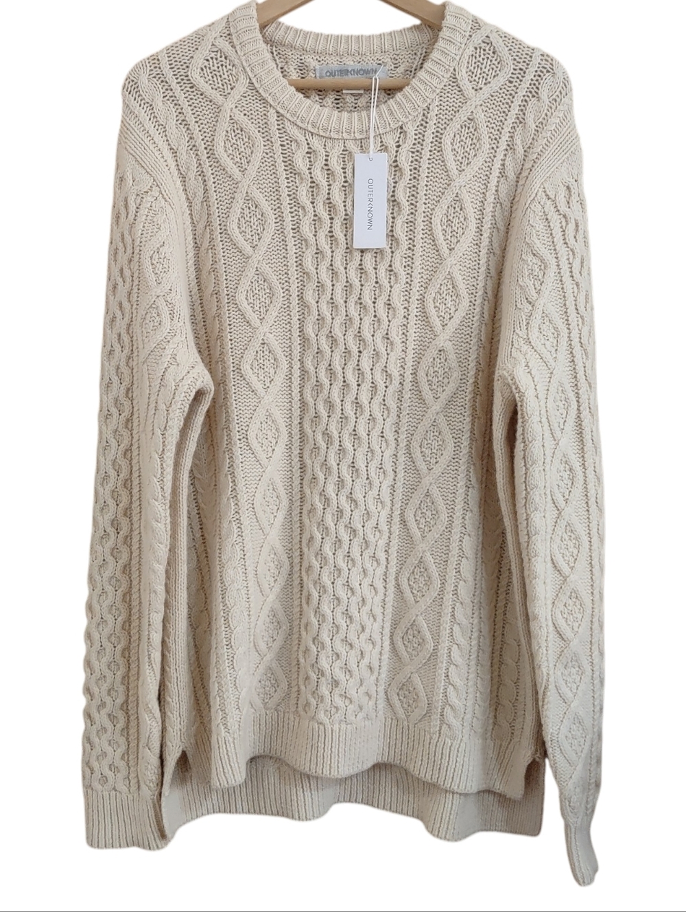 Outerknown Men's Wool Blend Fisherman Sweater